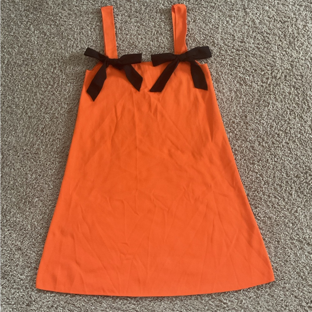 Zara Vibrant Orange Fabric M